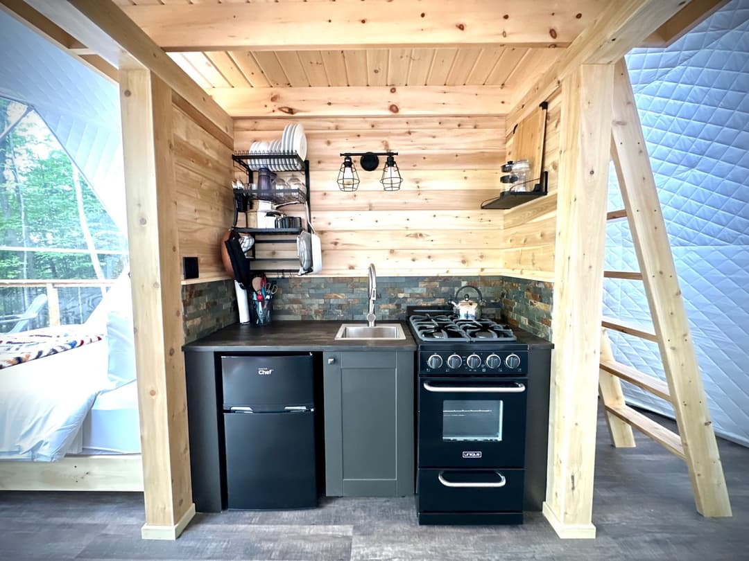 Kitchen at the domes