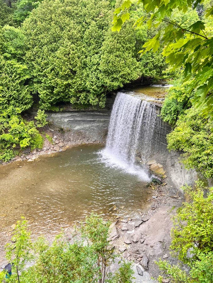 Overlook of Bridal Veil Falls