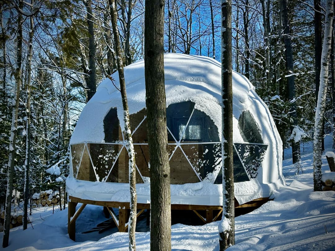 Image of dome in winter