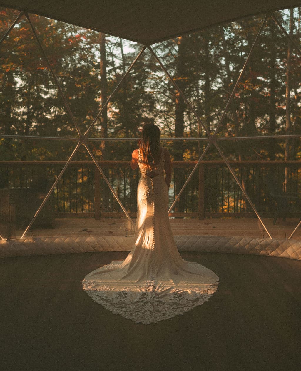 Bride at the domes